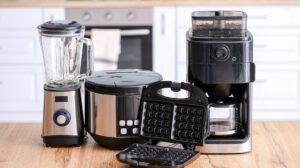 BIS certification badge on electronic kitchen appliances for safety and quality in India.