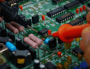 electronic manufacturing process flow